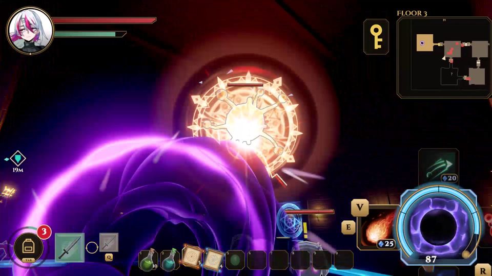 敵の魔法陣を吸い込む